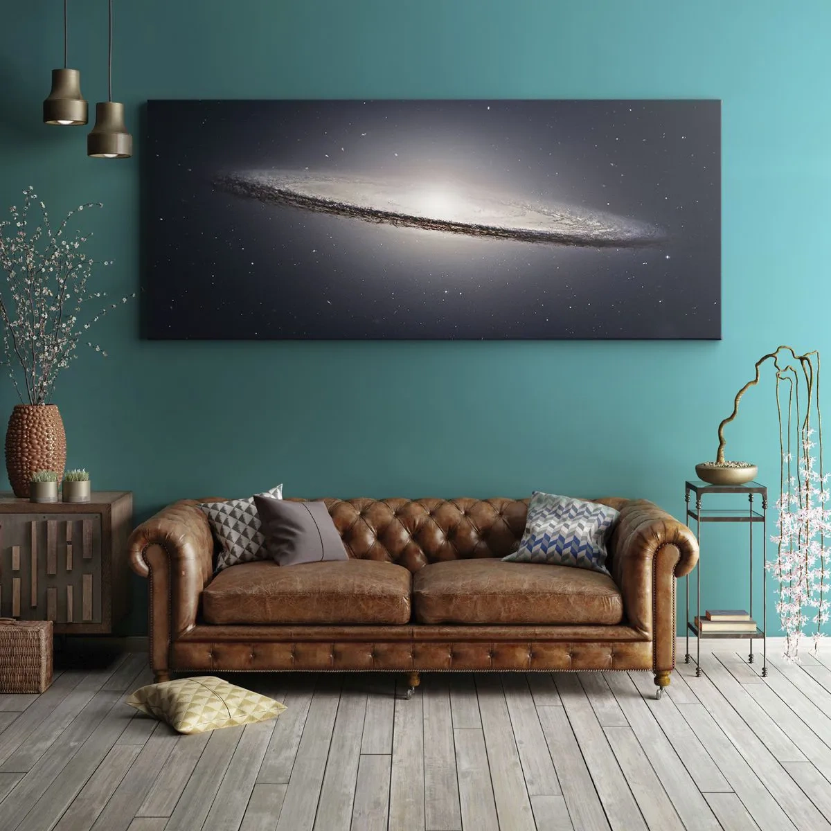 Canvas picture - A Long Time Ago in a Distant Galaxy - 120x50 cm