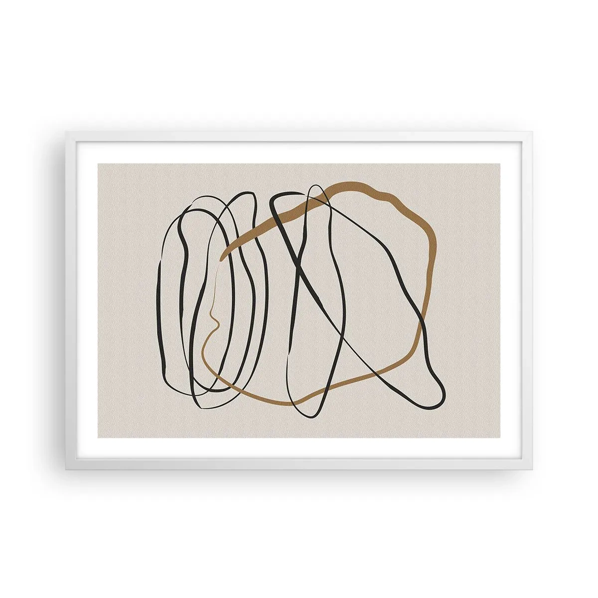 Poster in white frmae - Composition - Dance of Possession - 70x50 cm