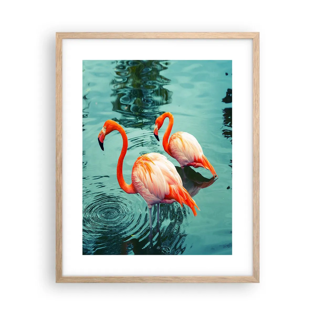 Poster in light oak frame - We Are En Vogue Now - 40x50 cm