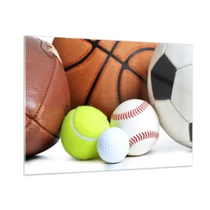 Glass picture - Football Unites Us - 100x70 cm