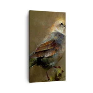 Canvas picture - Sparrow, a Little Birdy - 45x80 cm