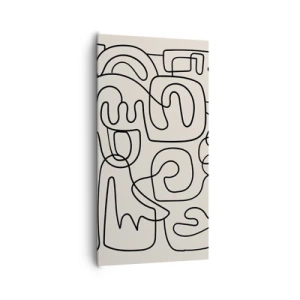 Canvas picture - Tracing - 65x120 cm