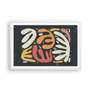 Poster in white frmae - Composition - I Will Catch You - 91x61 cm