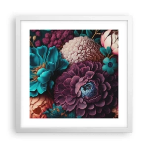 Poster in white frmae - Rich Nature - 40x40 cm