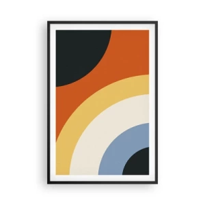 Poster in black frame - Towards Each Other - 61x91 cm