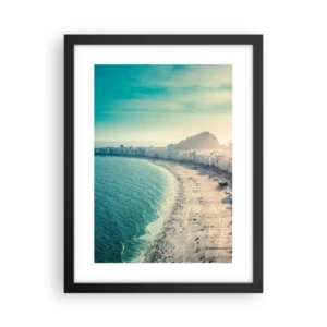 Poster in black frame - Eternal Holiday in Rio - 30x40 cm