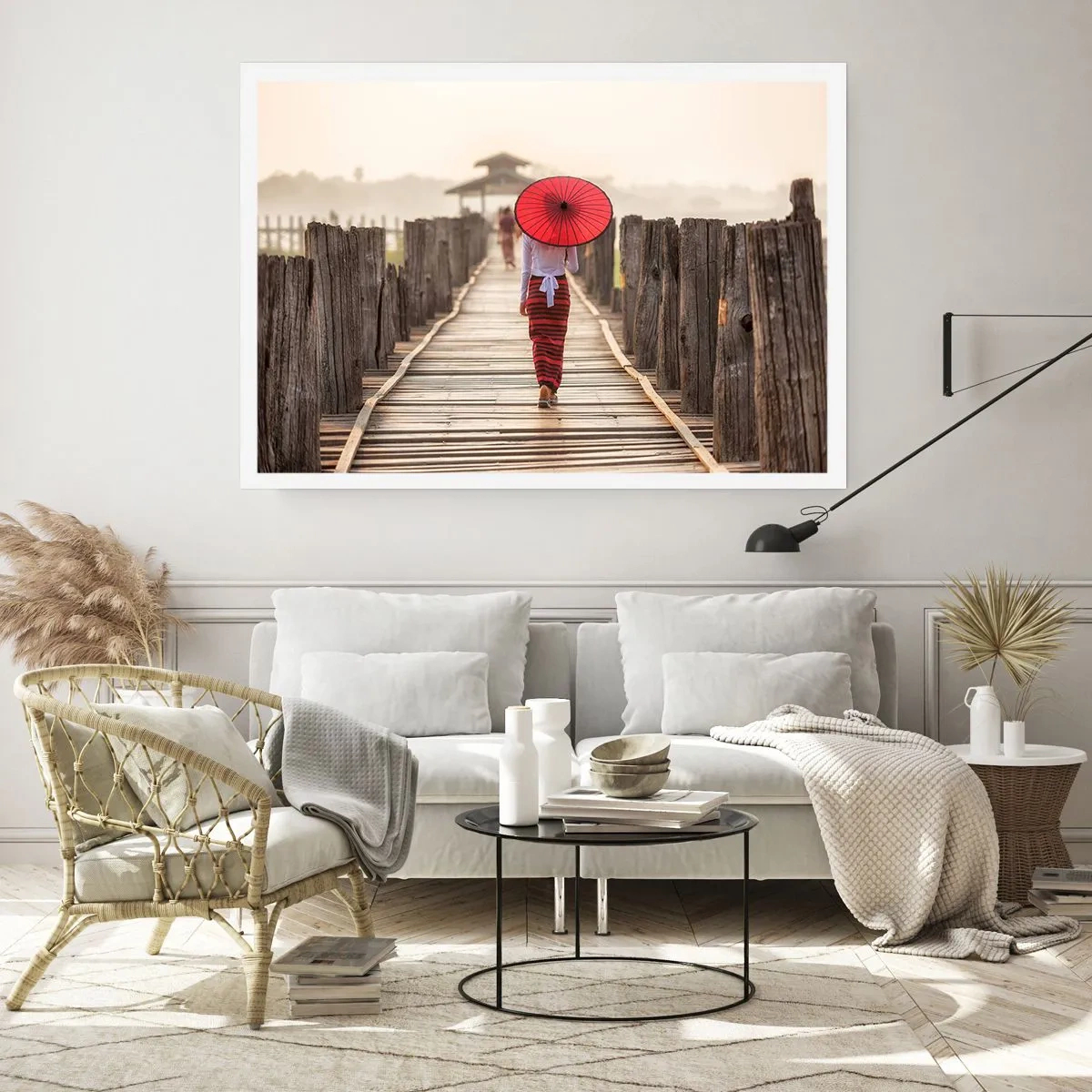 Poster - On an Old Bridge - 91x61 cm