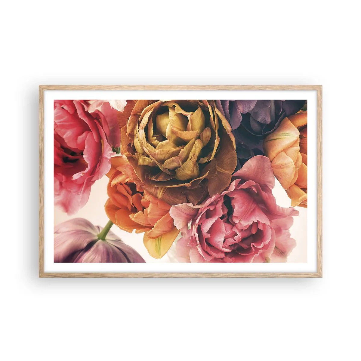 Poster in light oak frame - Celebration of Life - 91x61 cm