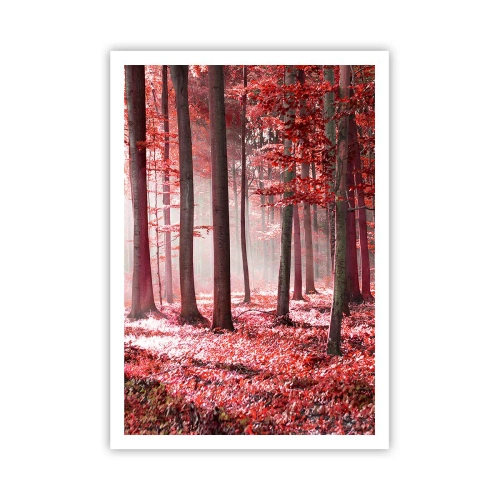 Poster - Red Equally Beautiful - 70x100 cm