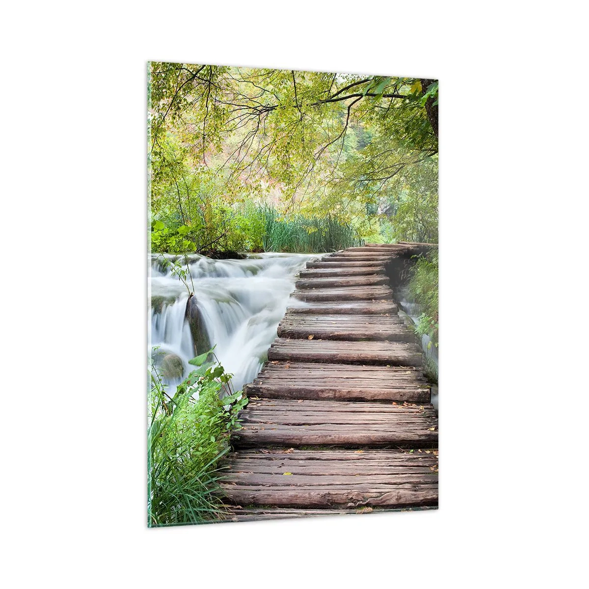 Glass picture - Not Such Quiet Water - 50x70 cm