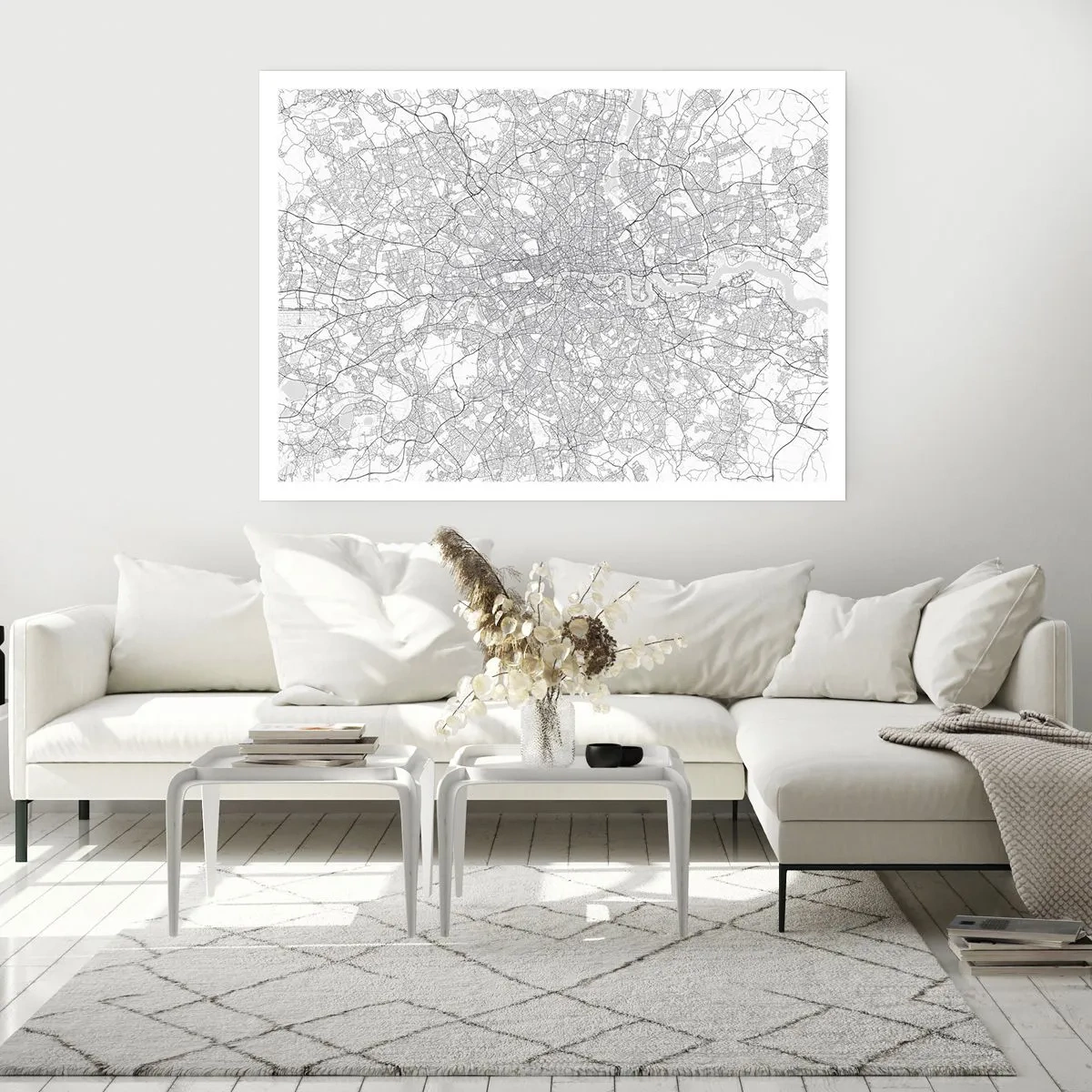Poster - Map of London Maze - 91x61 cm