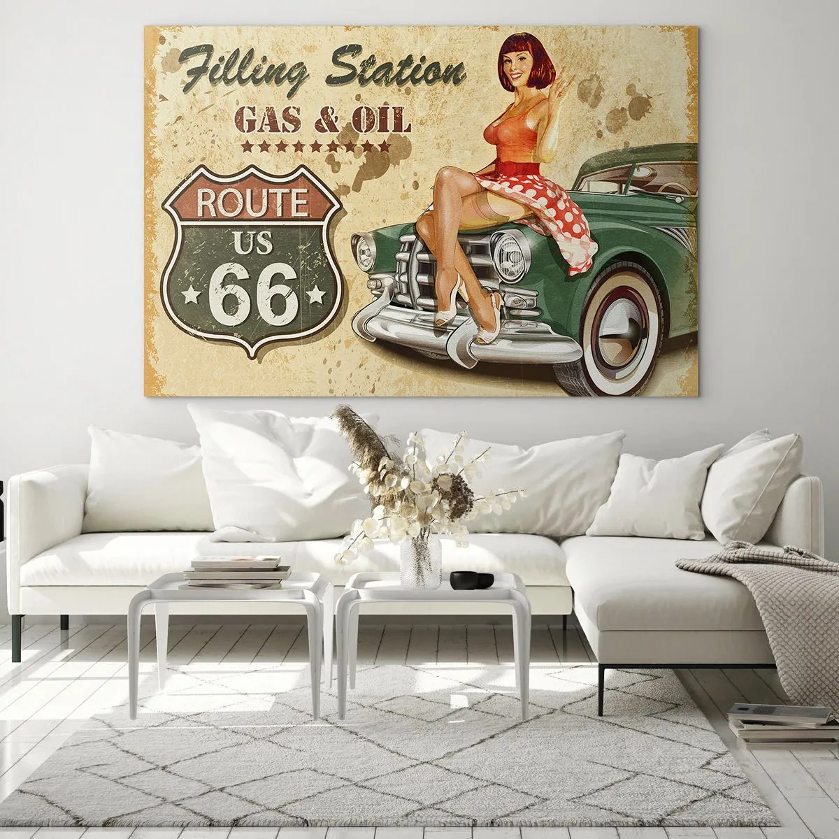 Glass picture - Wonderful 40-ies - 100x70 cm