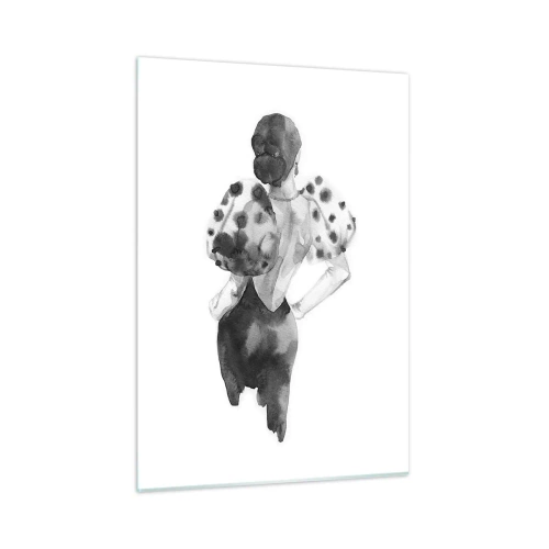 Glass picture - She Passed by - 50x70 cm