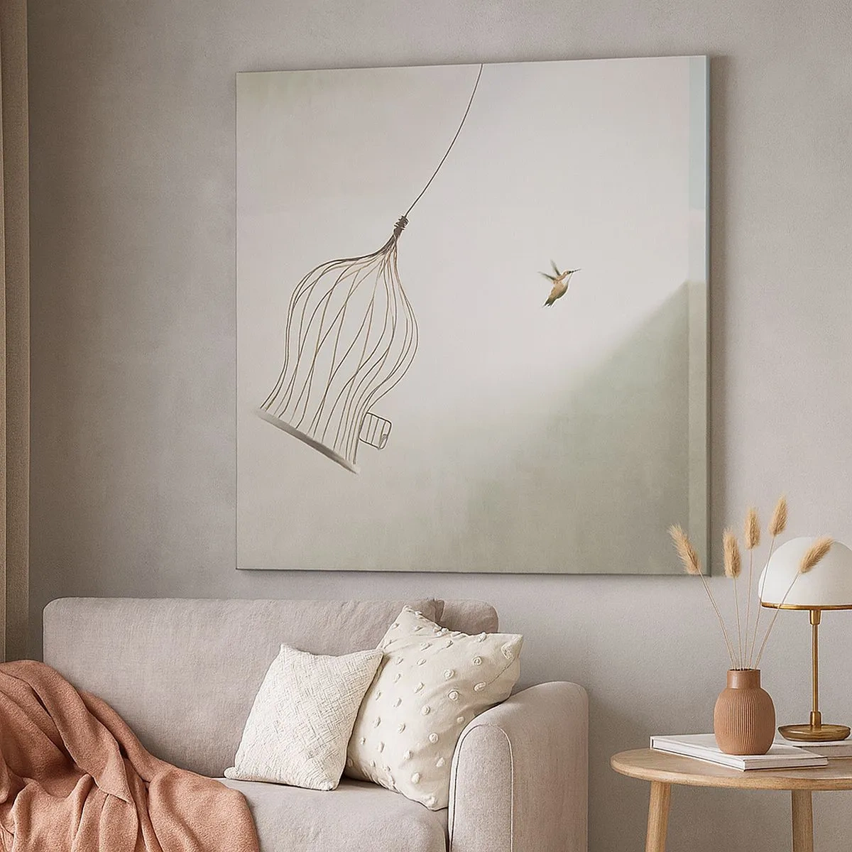 Canvas picture - In His Element - 30x30 cm