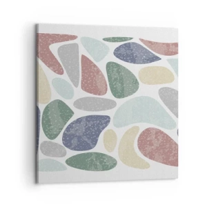 Canvas picture - Mosaic of Powdered Colours - 60x60 cm