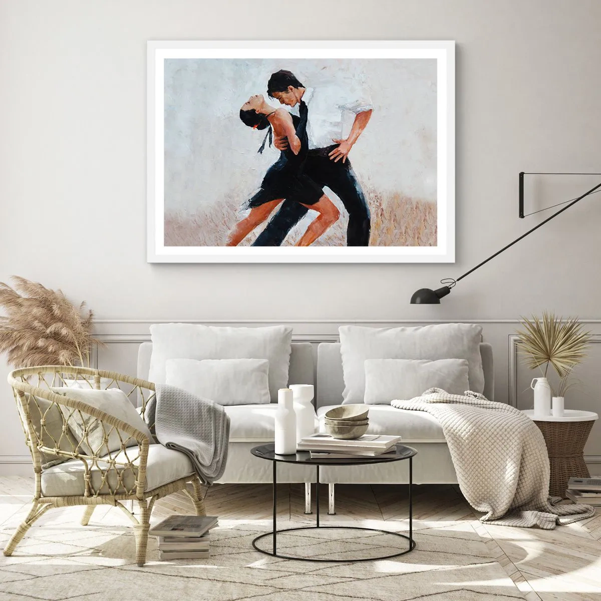 Poster in white frmae - Tango of My Dreams - 50x40 cm