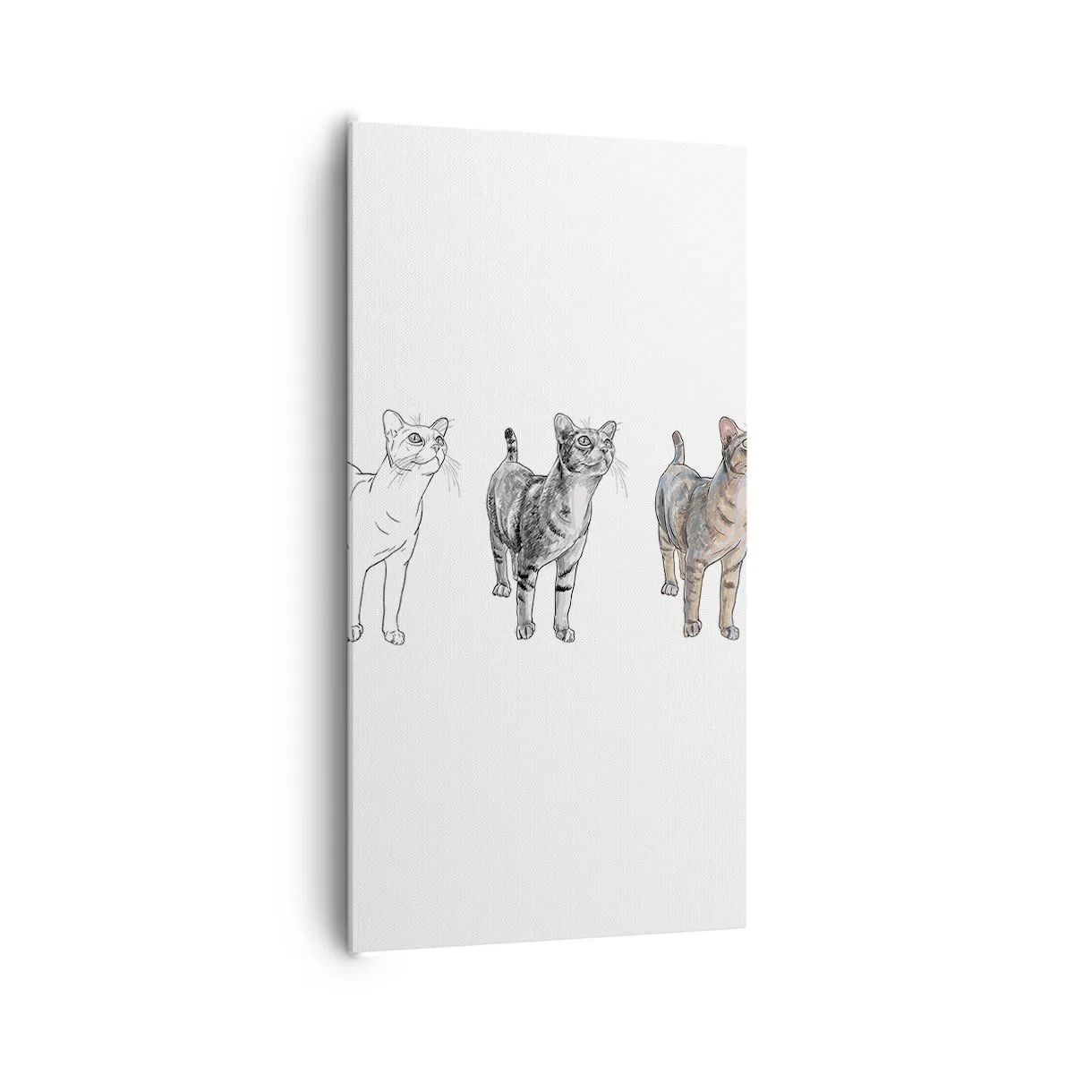 Canvas picture - Drawing Lesson - 65x120 cm