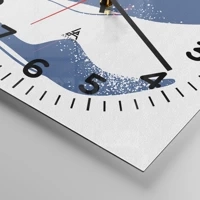 Clock face with numbers