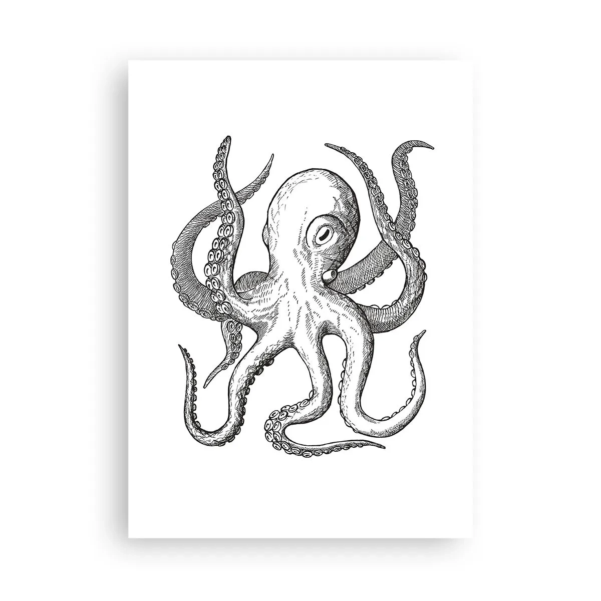 Poster - Dancing with the Waves - 50x70 cm