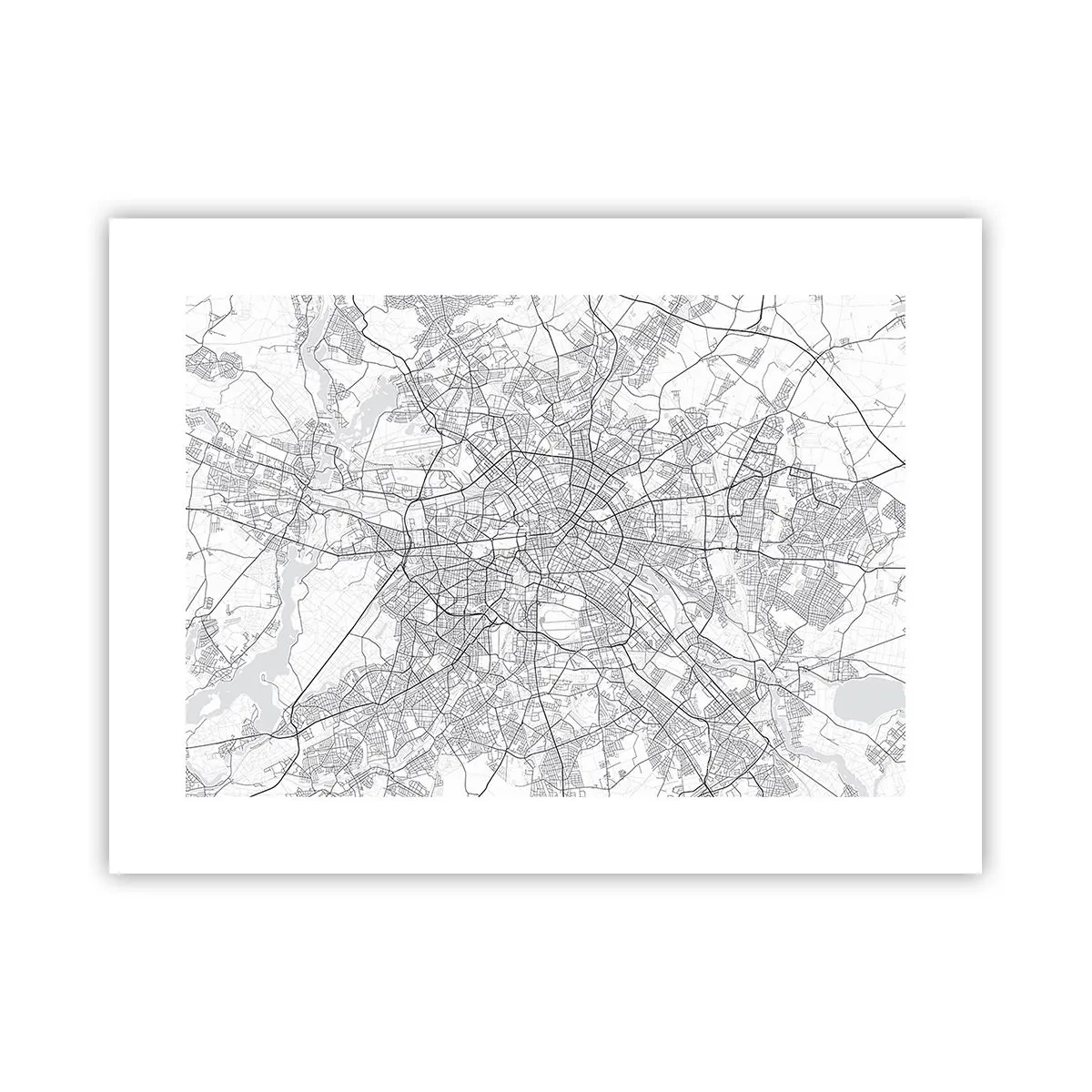 Poster - Flower of Berlin - 40x30 cm