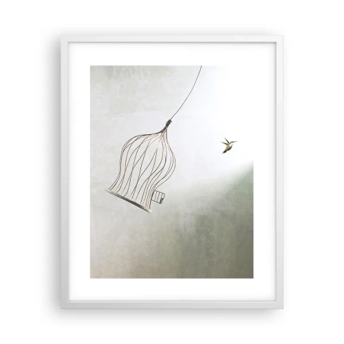 Poster in white frmae - In His Element - 40x50 cm