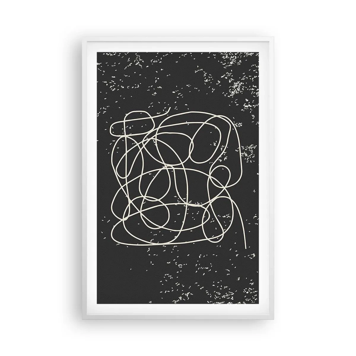 Poster in white frmae - Lost Thoughts - 61x91 cm