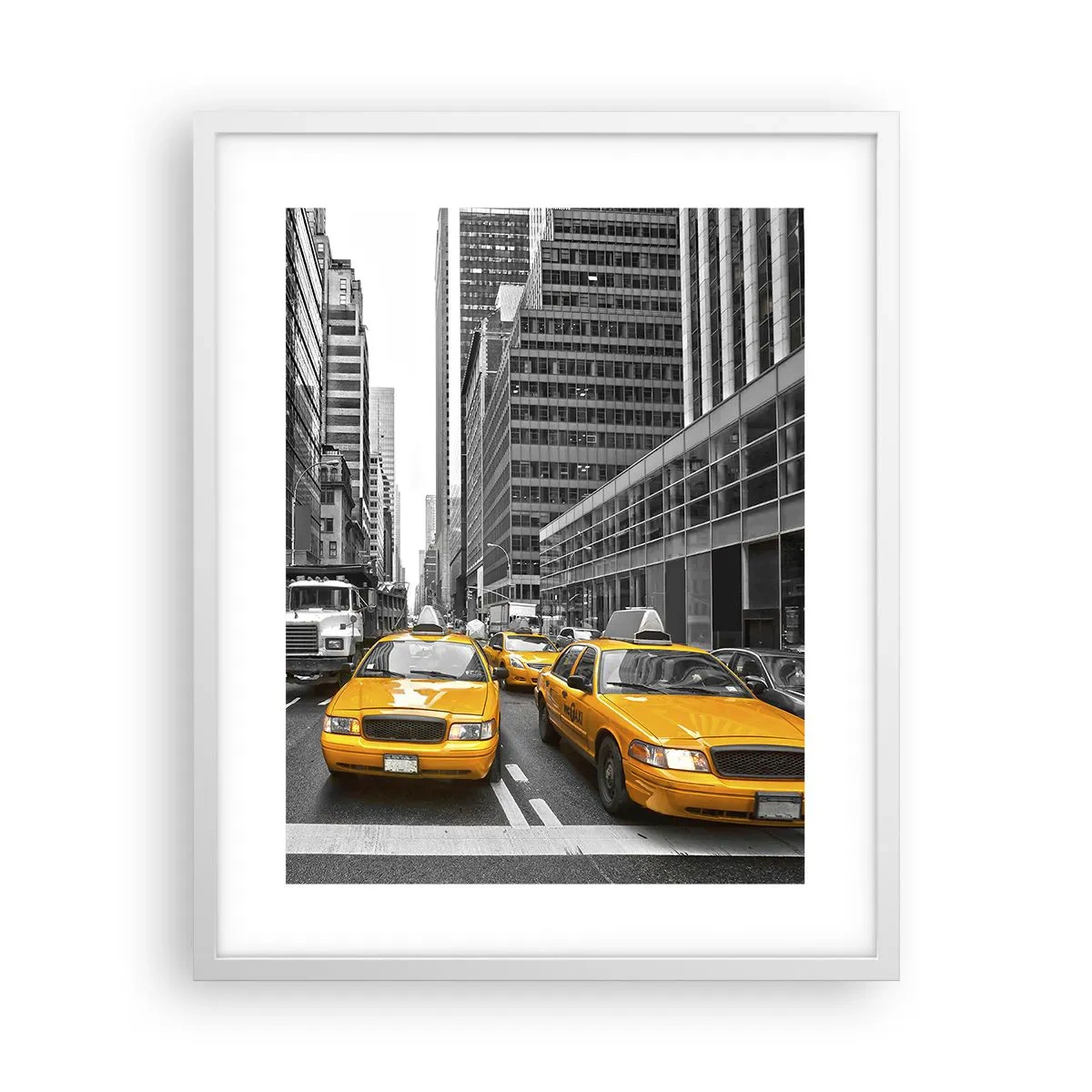 Poster in white frmae - We Paint the City - 40x50 cm