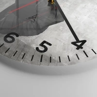 Clock face with numbers