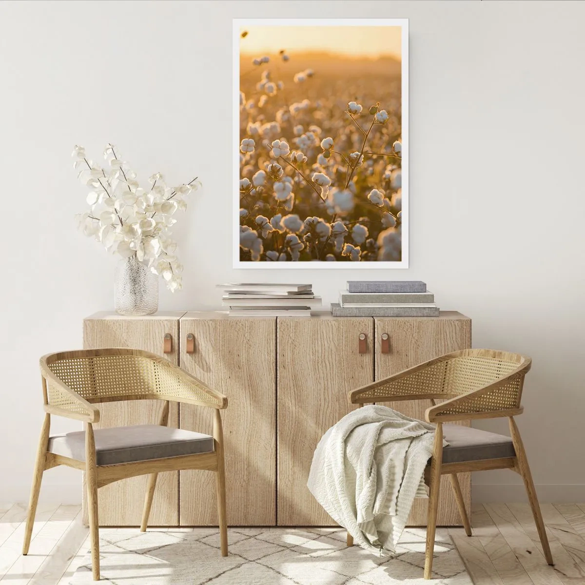 Poster - Fluffy Field - 40x50 cm