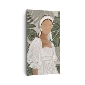 Canvas picture - Exotic Portrait - 45x80 cm