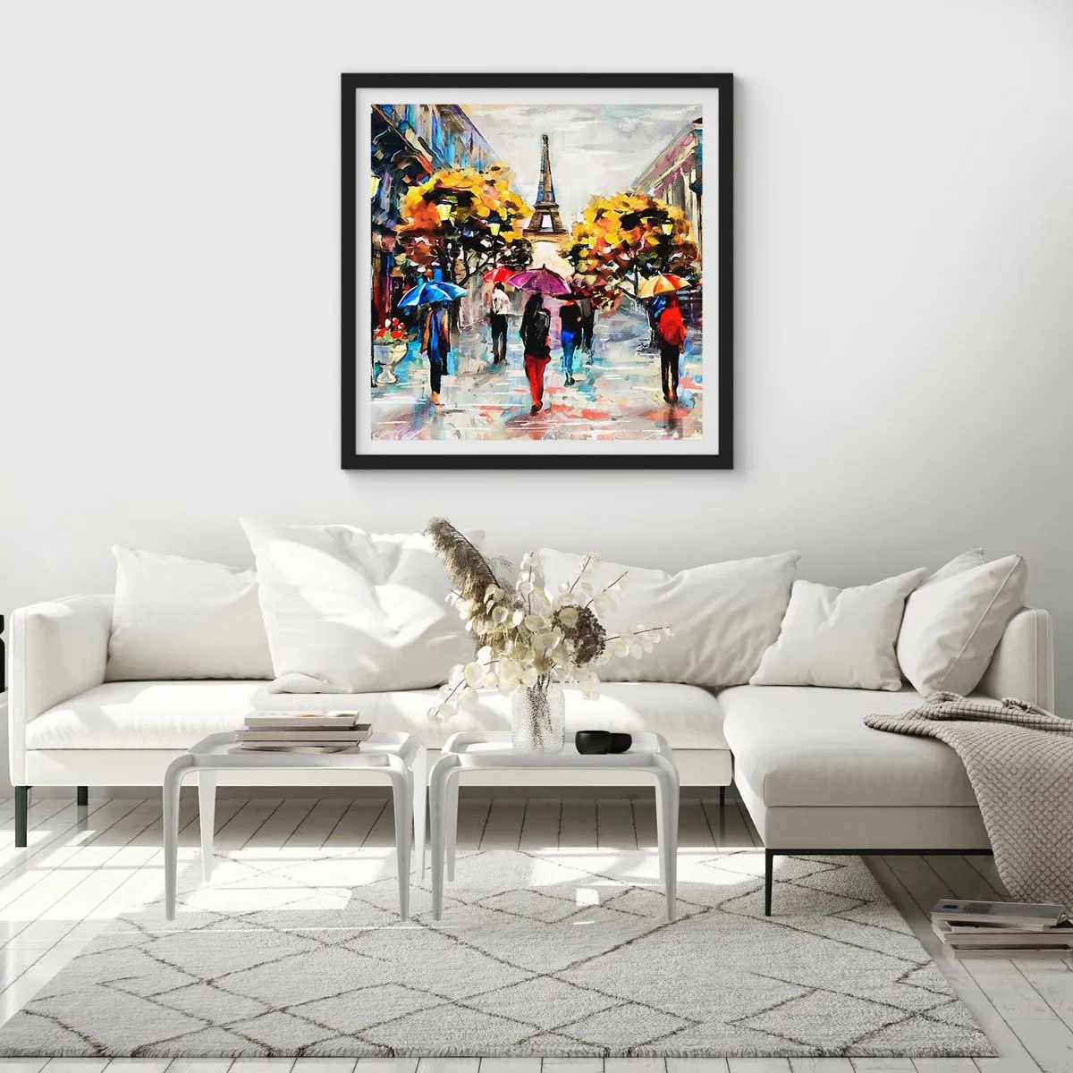 Poster in black frame - Especially Beautiful in Autumn - 40x40 cm