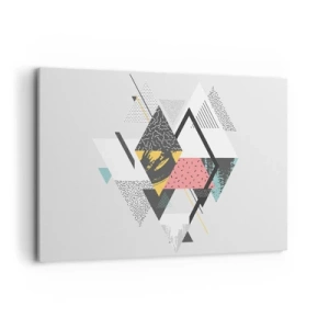 Canvas picture - Variation for Triangle and Rhombus - 120x80 cm