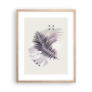 Poster in light oak frame - Shadow of a Shadow - 40x50 cm