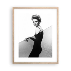 Poster in light oak frame - Magnetic Look - 40x50 cm