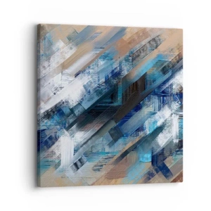 Canvas picture - On the Blue Slant - 30x30 cm