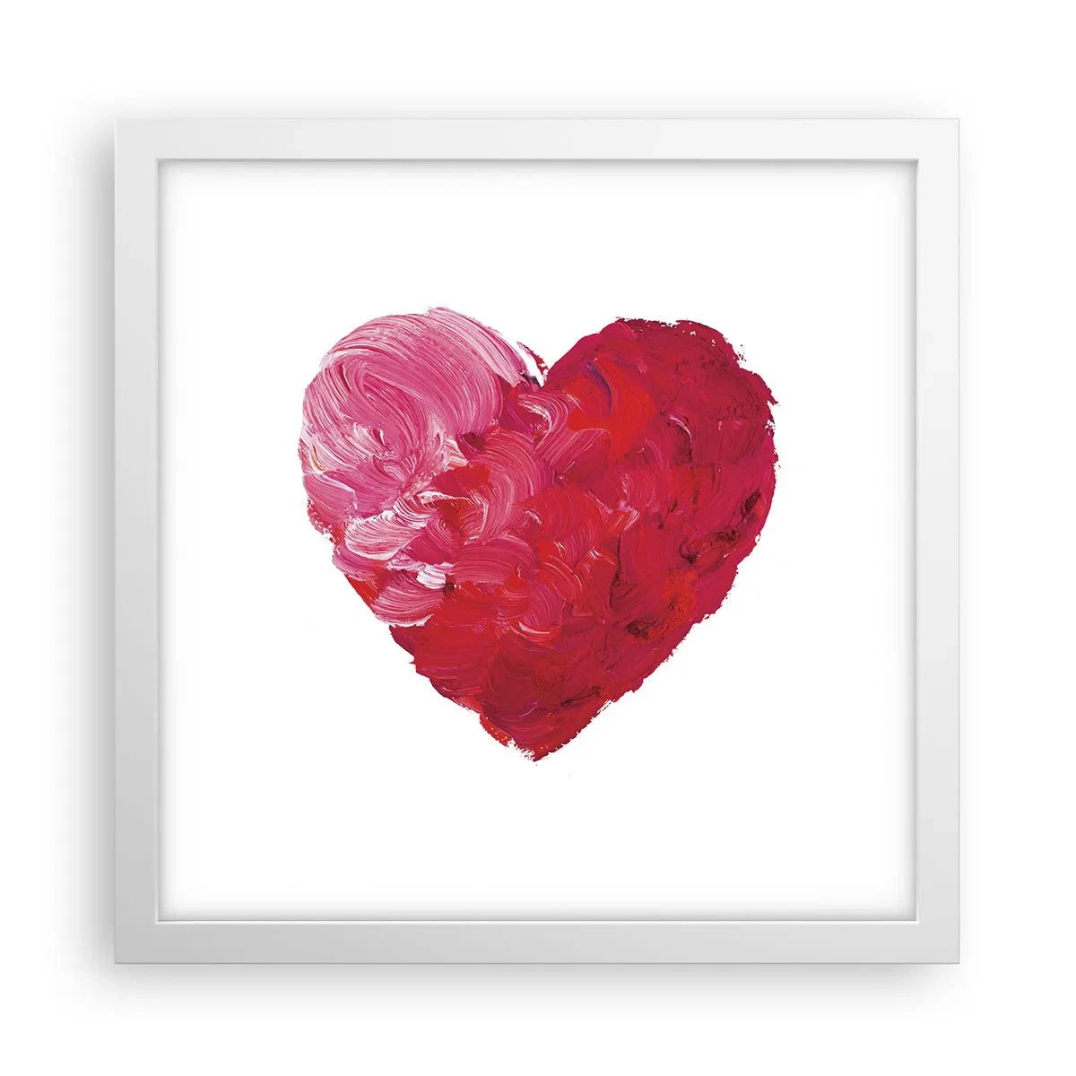 Poster in white frmae - All You Need Is Love - 30x30 cm