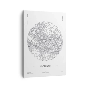 Canvas picture - Anatomy of Florence - 50x70 cm