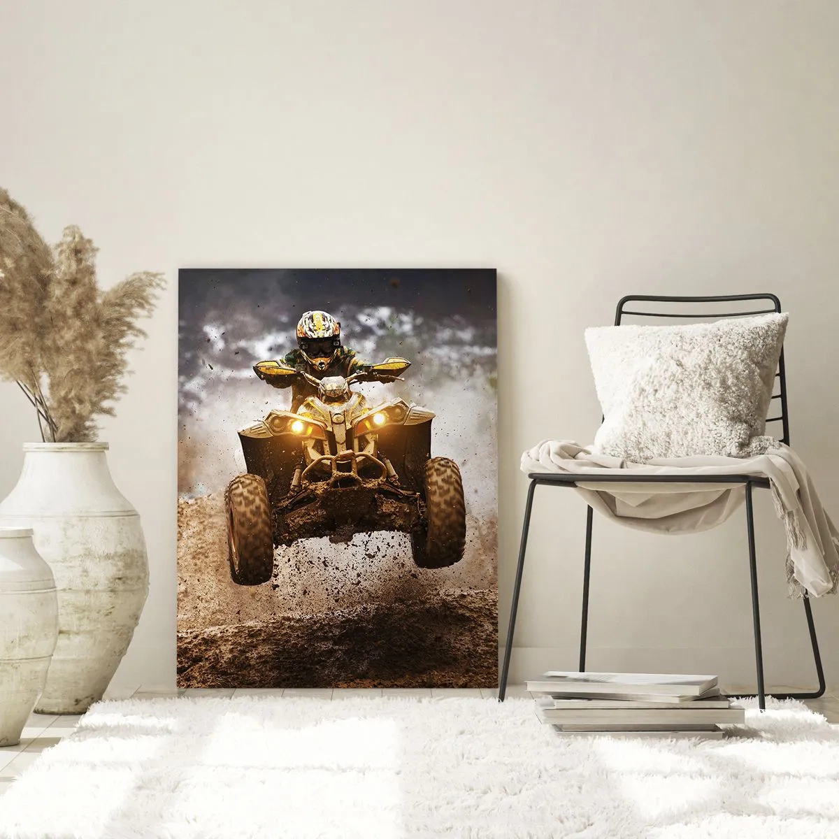 Glass picture - No Risk No Fun - 50x70 cm