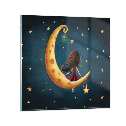 Glass picture - Once Upon a Time… - 60x60 cm