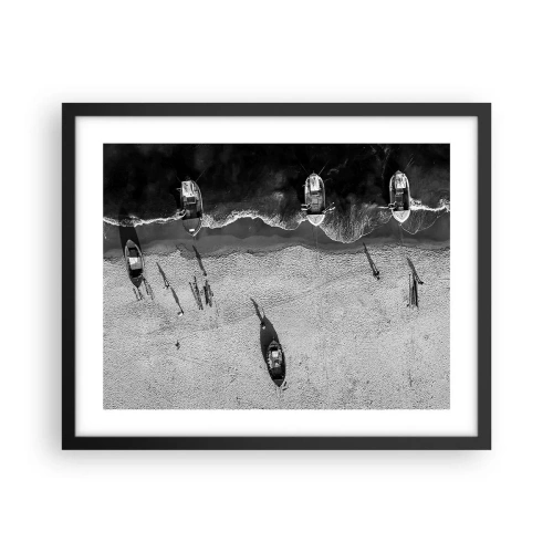 Poster in black frame - Still on the Shore… - 50x40 cm