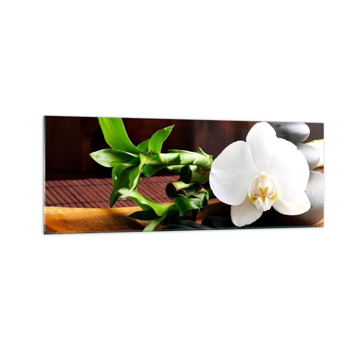 Glass picture - Let Nature Touch You - 140x50 cm