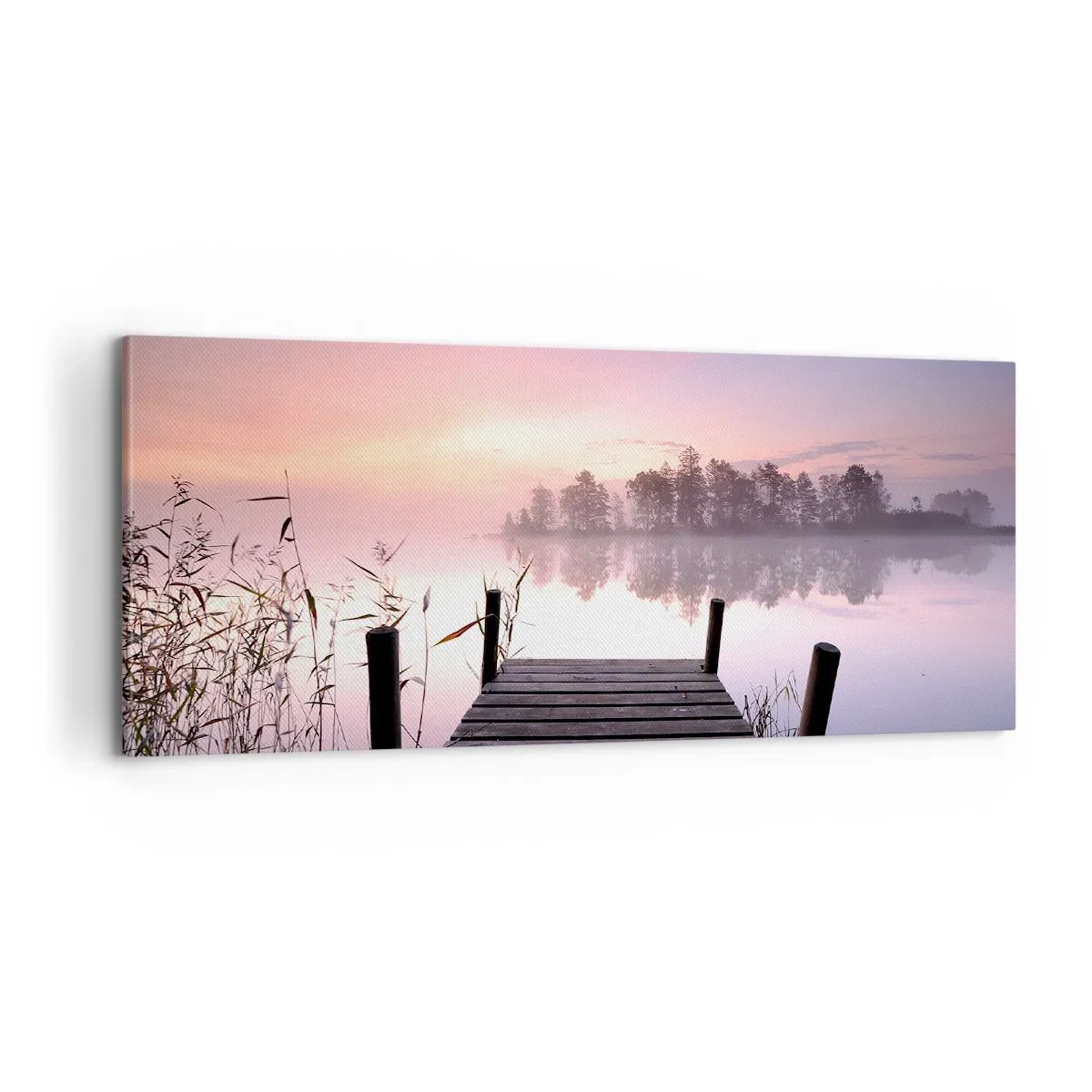 Canvas picture - Out from a Lilac Fog… - 100x40 cm