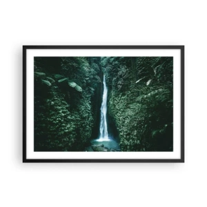 Poster in black frame - Tropical Spring - 70x50 cm