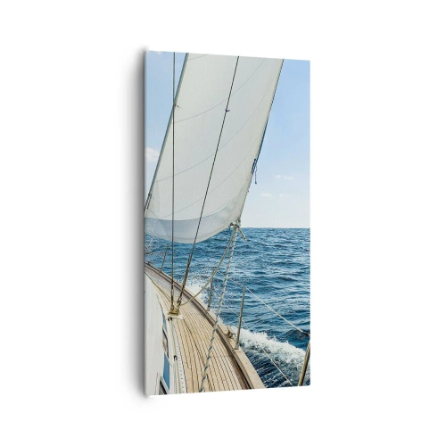 Canvas picture - Ahoy, Adventure - 65x120 cm