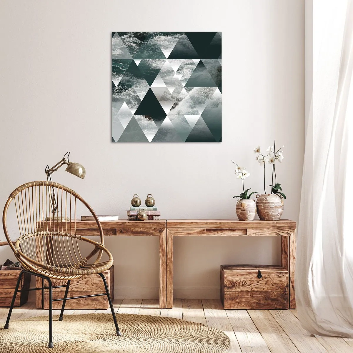 Canvas picture - Crystal Perspective - 60x60 cm