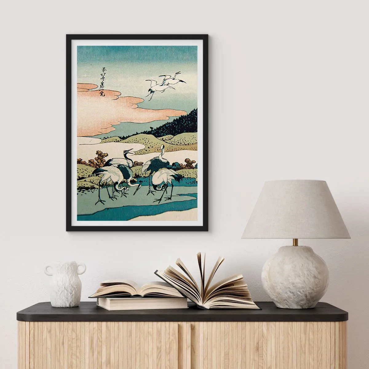 Poster in black frame - In a Japanese Spirit - 40x50 cm