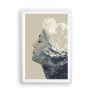 Poster in white frmae - Beauty of Elements - 61x91 cm