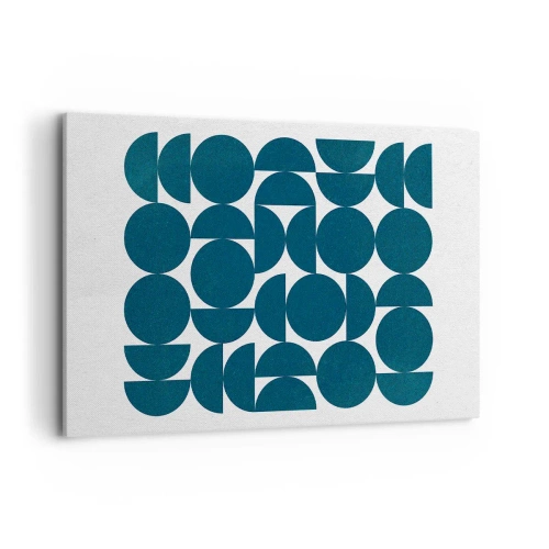 Canvas picture - Circles and Semicircles - 120x80 cm