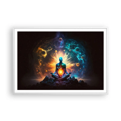 Poster in white frmae - Cosmic Calm - 100x70 cm