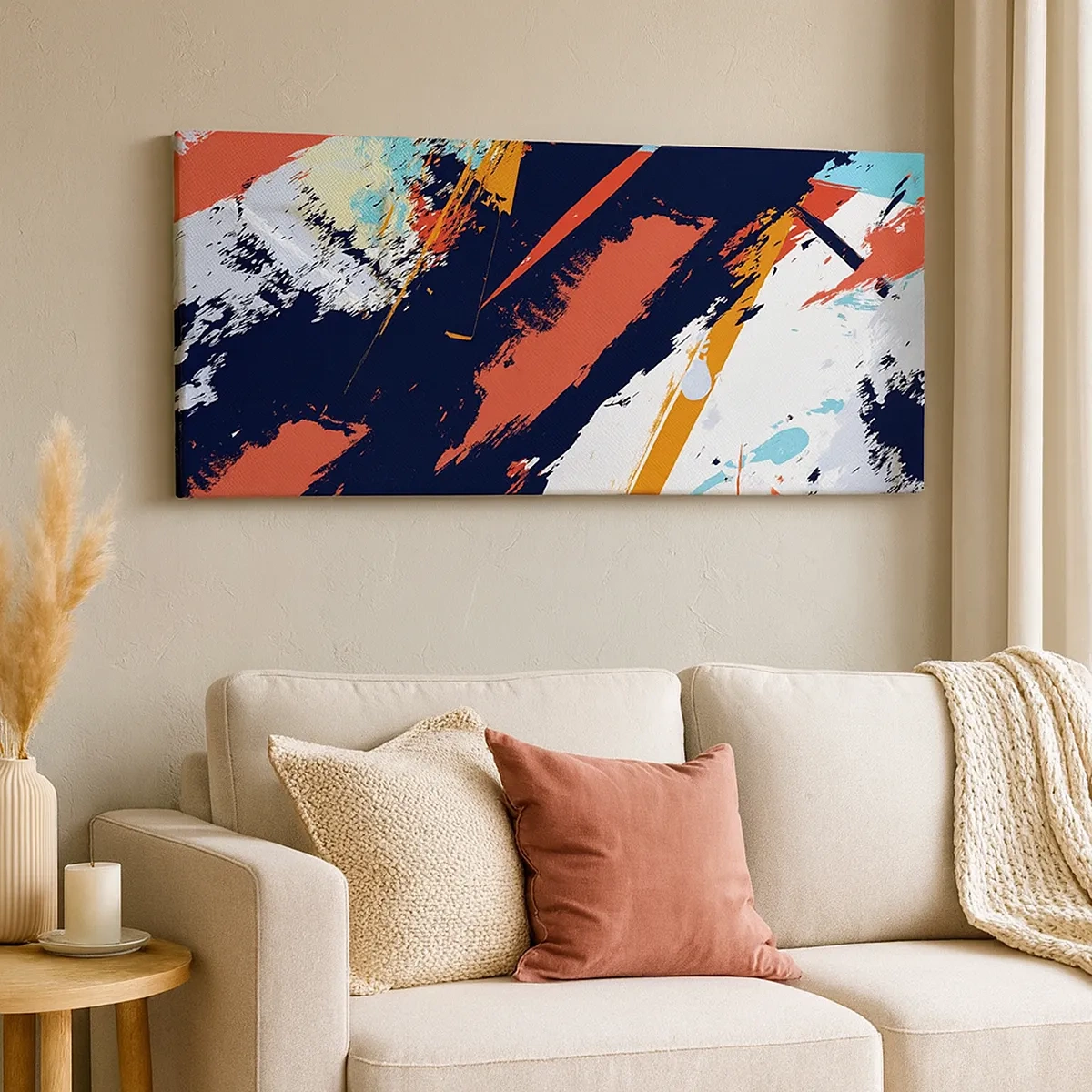 Canvas picture - Dynamic Composition - 30x30 cm